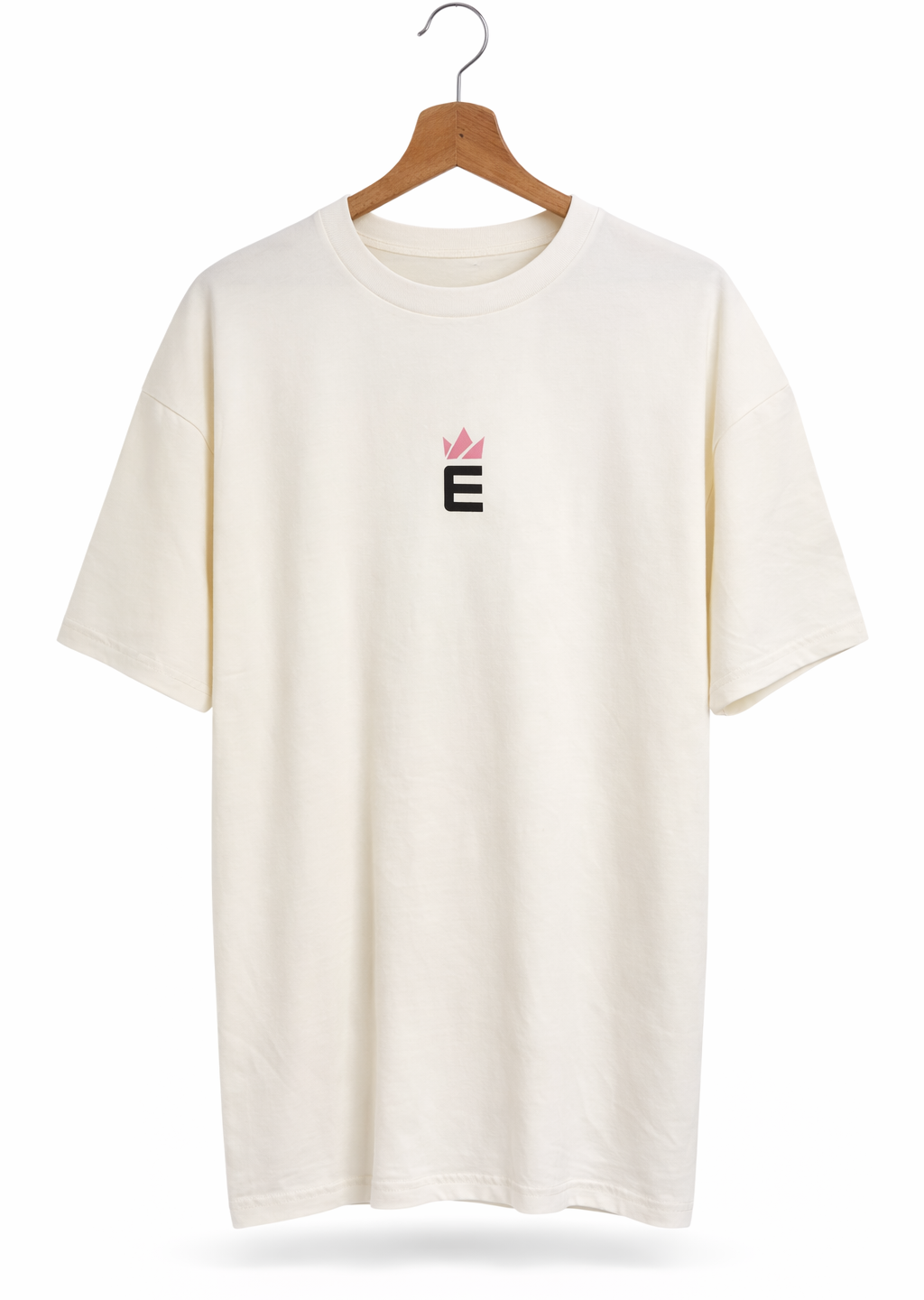 t-shirt oversize unisexe beige POZDEJ
