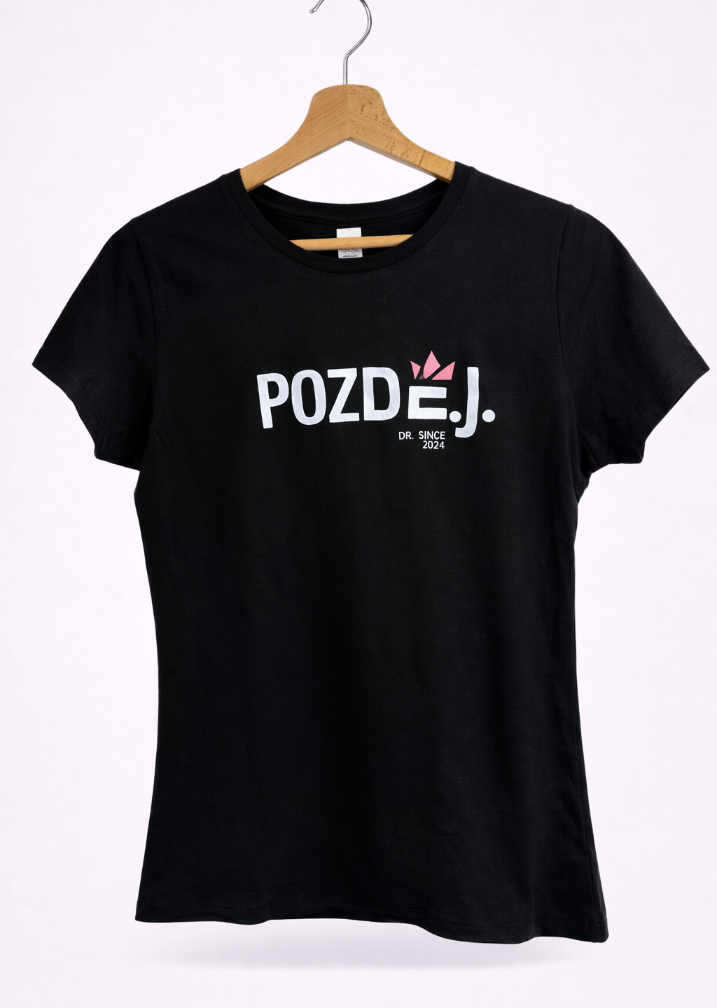 T-shirt femme noir POZDEJ