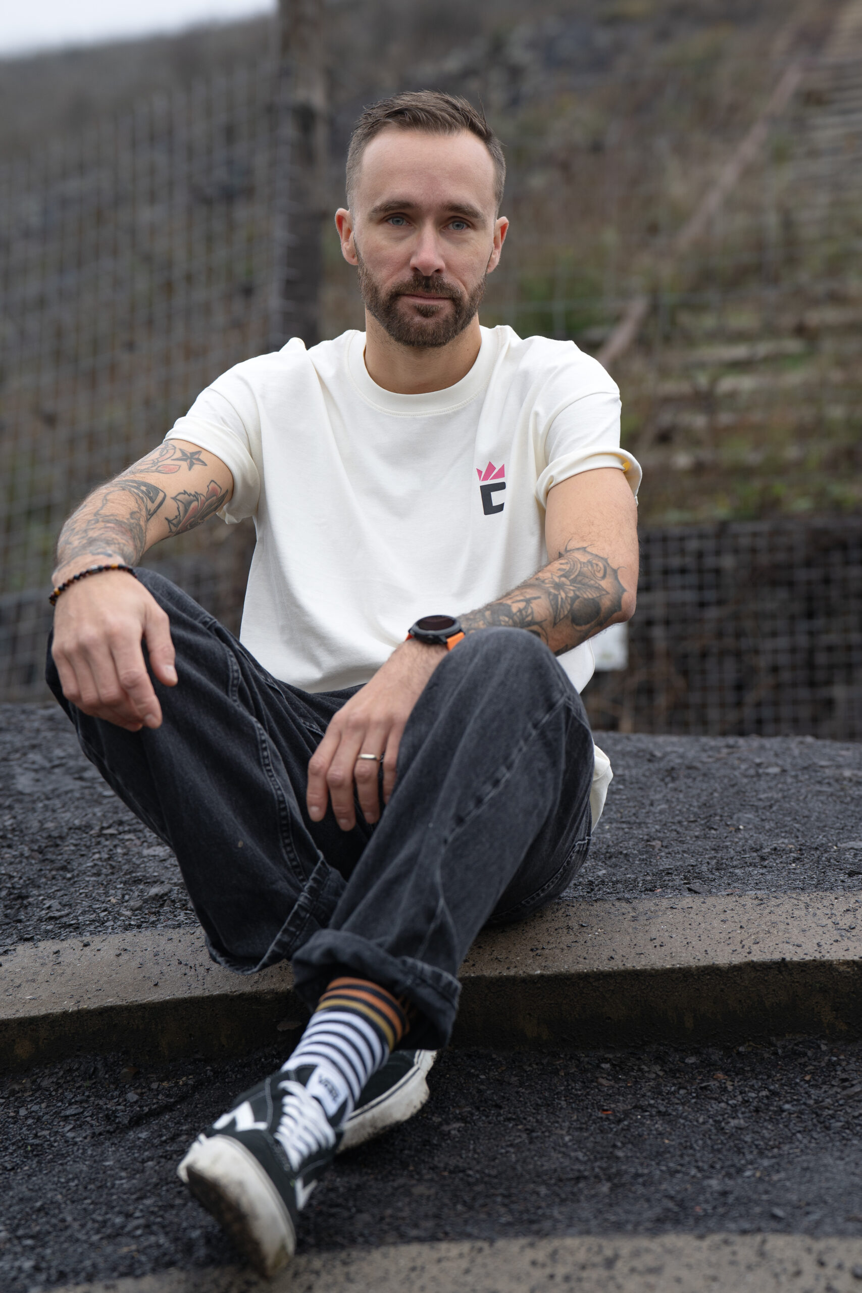 T-shirt coton homme marque POZDEJ