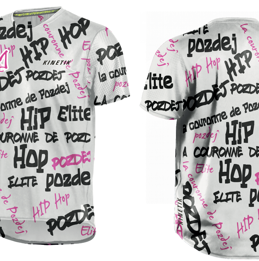 T-shirt technique homme trail blanc cassé