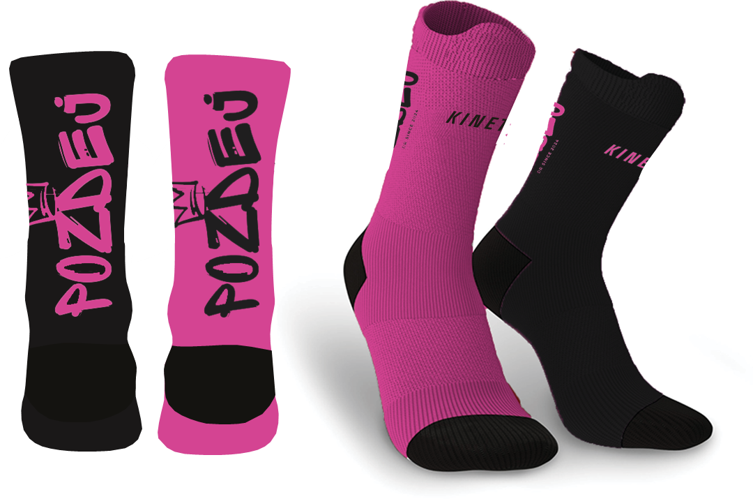 CHAUSSETTE POZDEJ X KINETIK FULLKROSS (modèle dépareillé)