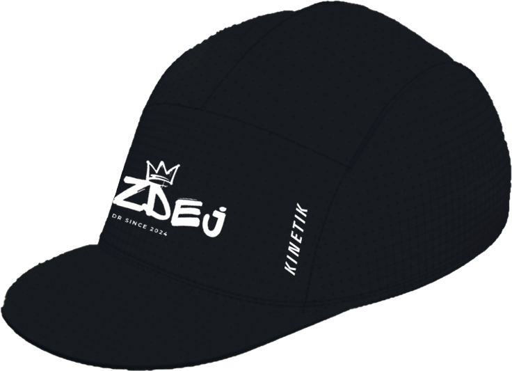CASQUETTE POZDEJ X KINETIK SUNKAR NOIR (écriture blanche)