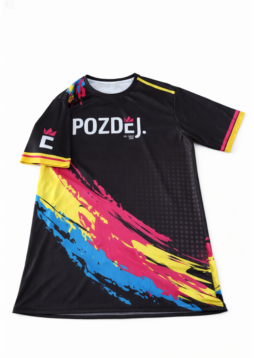 Maillot technique Pozdej x Padel noir